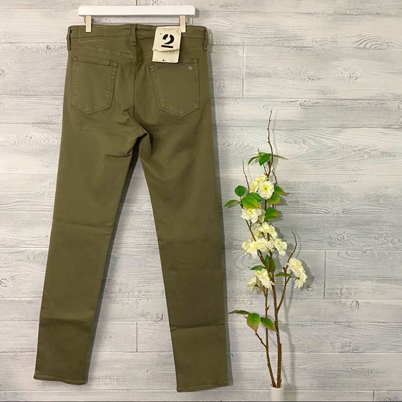 Rag & Bone New York Fit 2 Slim Jeans Dusty Olive - Picture 4 of 12